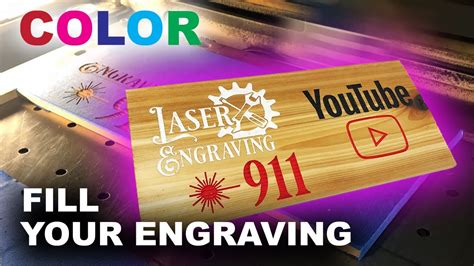 color laser engraving tools